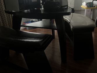 Hillshaw Dark Brown Pub Height Table