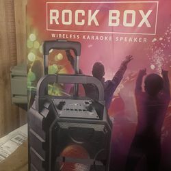 Brand New Karokee Wireless Speaker    Sharper Image 