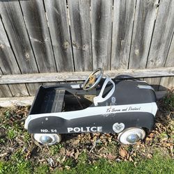 50s Police pedal car