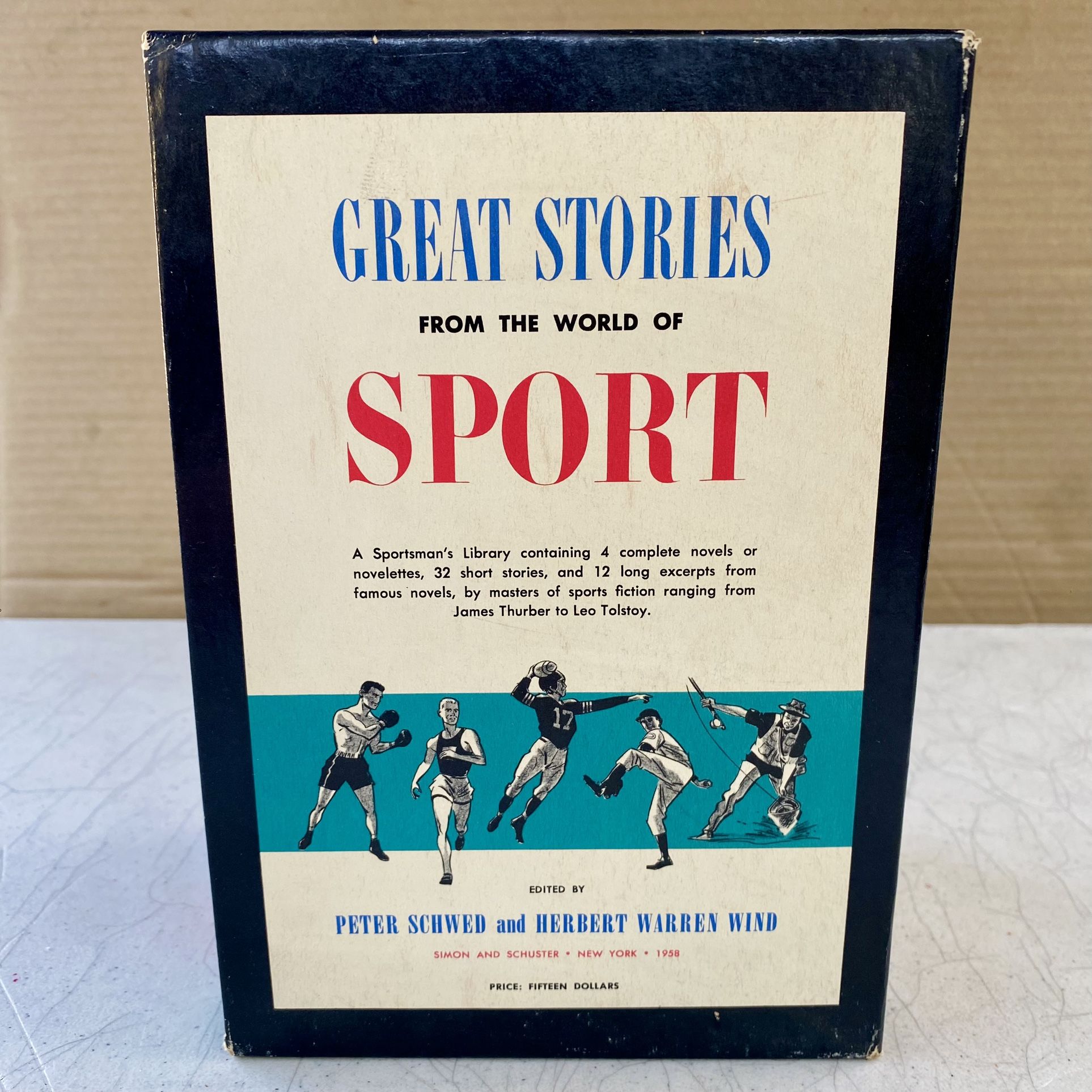 Vintage 1958 Great Stories From The World of Sport 3-Volume Set Hardback Books Collectible