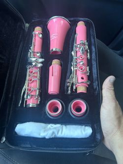 Mendini by Cecilio B Flat Clarinet for Beginner, Ebonite Bb Clarinet with 2 Replaceable Barrels, 10 Reeds, Stand, Pocketbook, Mouthpiece, Hard Case, G
