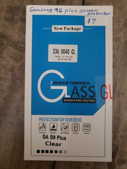 Samsung Galaxy 9 S premium tampered glass screen protector - Brand new