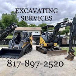 Mini Excavator Skid Steer Work