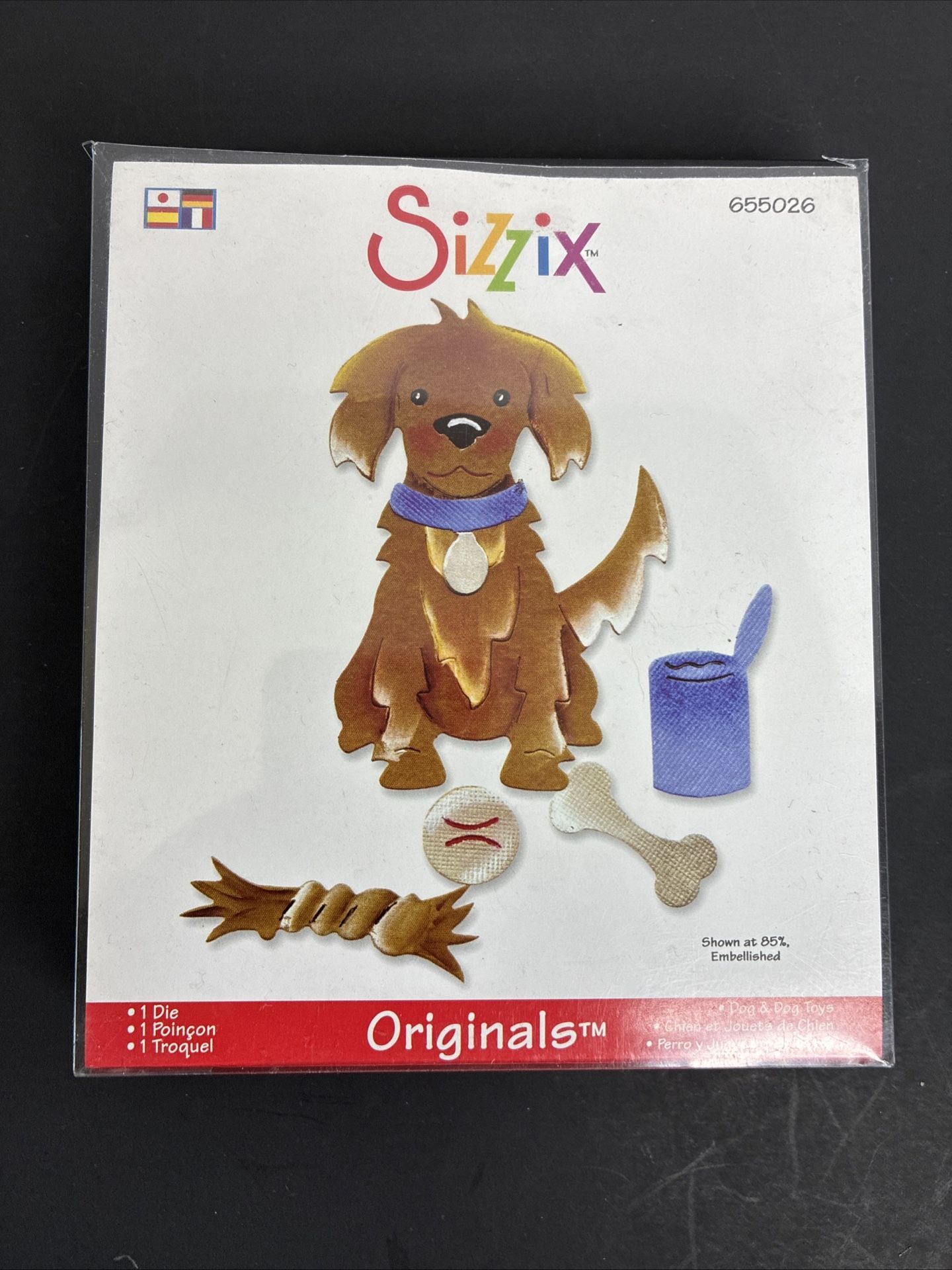 Sizzix Originals Dog And Dog Toys Die Cut