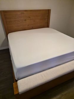 King Sized Bedroom set Dresser and Mattress Included