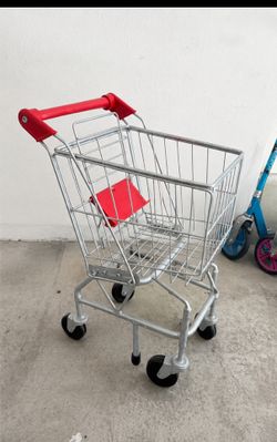 Melissa & Doug Toy Shopping Cart With Sturdy Metal Frame
