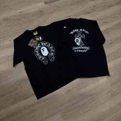 Chrome hearts x bathing ape T shirt size Medium 