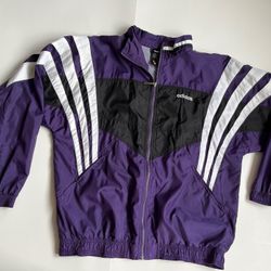 Authentic Adidas 90’s Full Zip Nylon Track