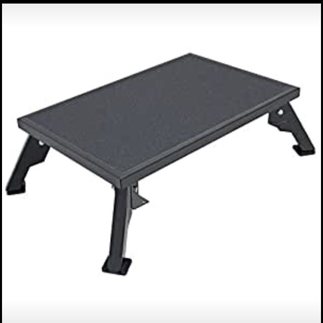 NEW in Box-Quick Products XL Steel Platform Step/24" x 15.5"/Extended Height 7.5" Folded Height 3.5"