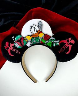 Star Wars Boba Fett Donald Minnie Ears 