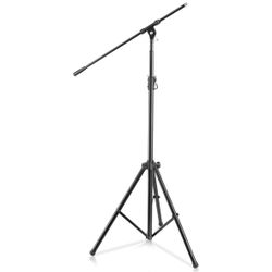 Pyle Heavy Duty Microphone Stand-Height Adjustable from 51.2'' to 78.75'' Inch High w/Extendable Telescoping Boom Arm 29.5'' and Stable Tripod Base-Cl