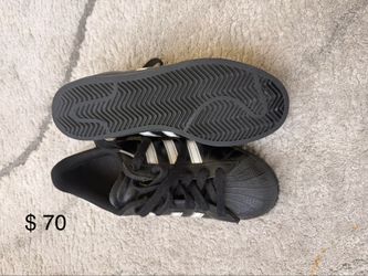 Adidas Superstar and Heels