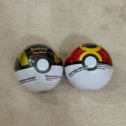 2 Poke Ball Tin Pokemon Cards