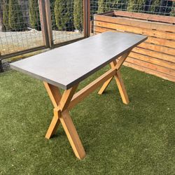 Aluminum Wrapped Entry Table