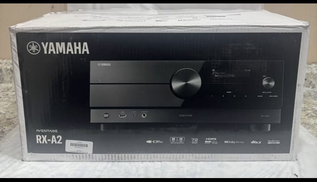 Brand New Yamaha RX-A2A AV Receiver – 7.2 Channel 8K Ultra HD – Sealed Box