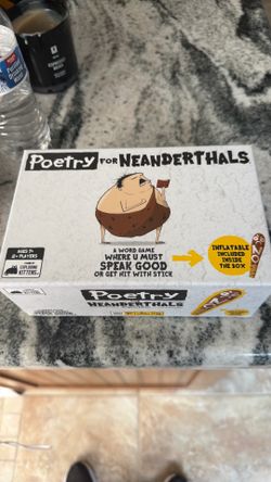 Poetry for Neanderthals