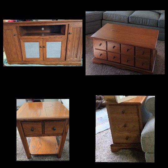 End Tables, Coffee Tabls, Entertainment Center