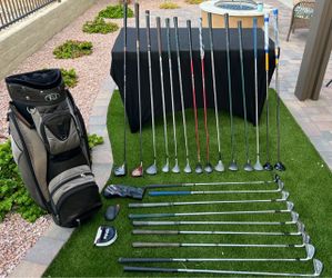 Large Golf Club Collection + Bag – Callaway, TaylorMade & More – $450 OBO