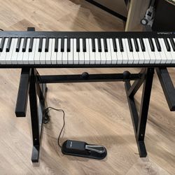 Nektar Impact GX61 USB MIDI Controller Keyboard with pedal and stand