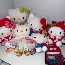 Sanrio Hello Kitty Plush Bundle Lot