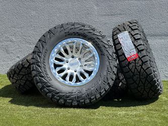 New 17" Chevy Silverado Wheels Toyota Tundra GMC Sierra Rims 33" Tires Tahoe Yukon Bronco 6x139.7mm
