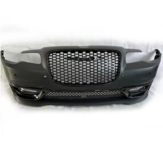 Chrysler 300 SRT Front Bumper hellcat style complete with foglights grilles 2015-2023