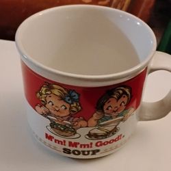 Vintage Soup Mug