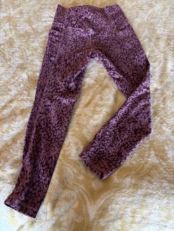 Athleta Pink Animal Print Leggings