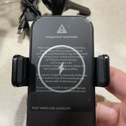 Brand New In Box Fast Wireless Charger Car Holder