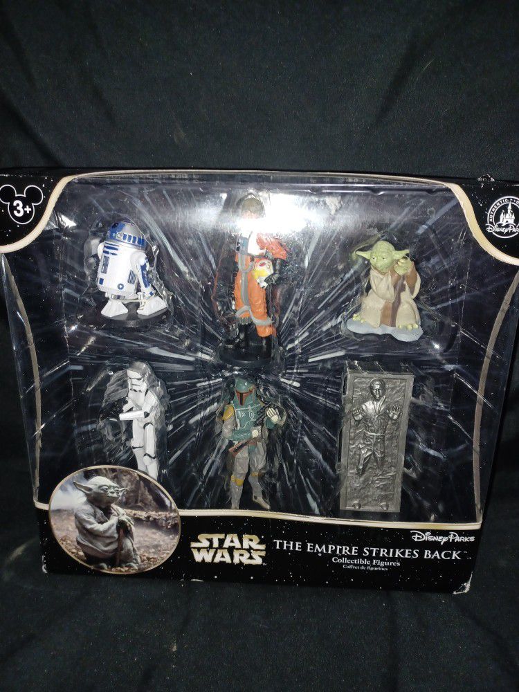 Disney Parks Star Wars The Empire Strikes Back Collectible Figures New 