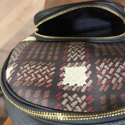 Coach Plaid Mini Backpack 