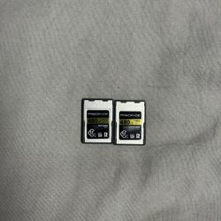 2x 480GB CFexpress Type A Cards – FX3 / A7SIII / A7IV / A7RV Ready