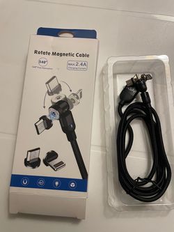 Rotate Magnetic Charger Cable