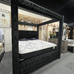 King Canopy Bed Frame 