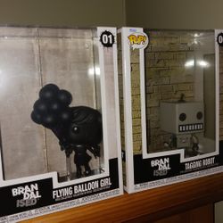 BANKSY FUNKO POP SET BRANDALISED VINYL ART TOYS FIGURES RARE HTF IN HAND MINT  GRAFFITI  STREET ART COLLECTIBLE FIGURES OBEY KAWS KOZIK