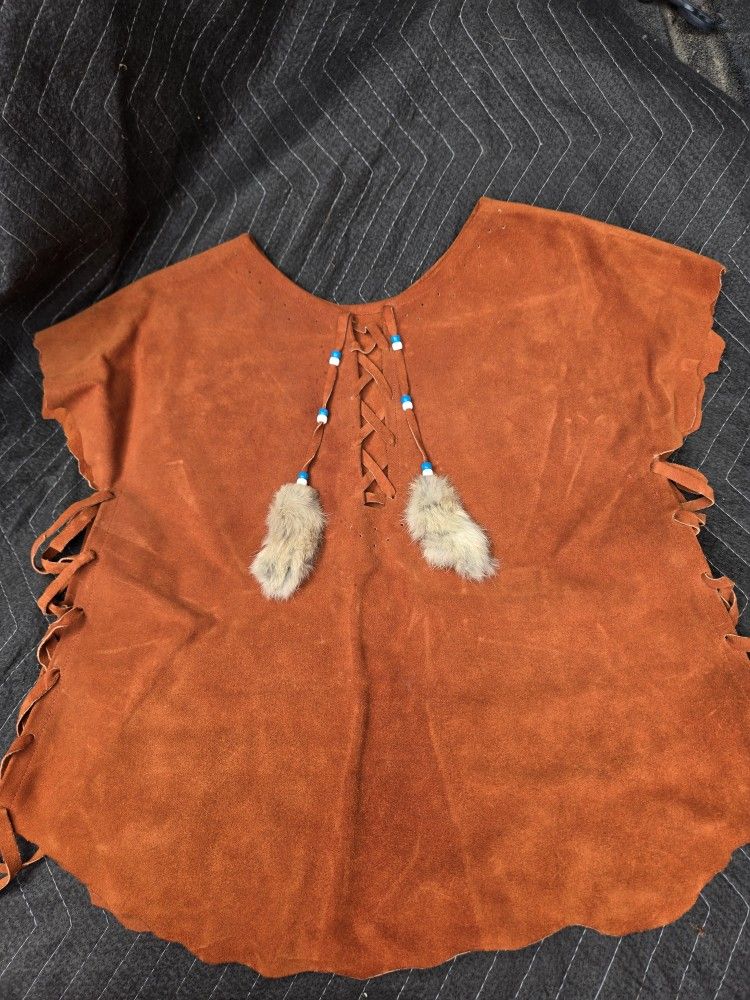 Leather Indian Style Vest