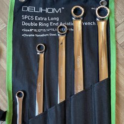 DELIHOM - Extra Long Metric Wrenches