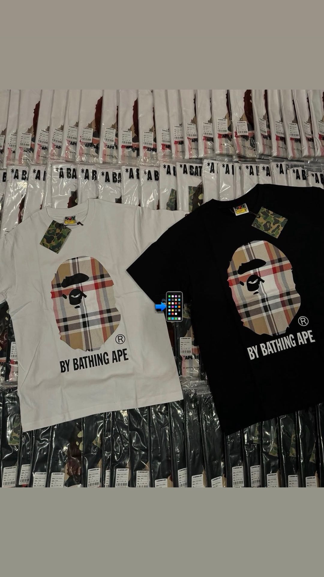 BAPE X BURBERRY BRAND NEW ALL SIZES