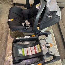Used Good Condition Chico Key fit Car Seat With Base