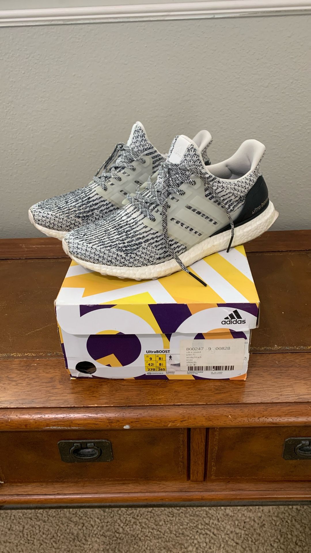 Adidas Ultra Boost Oreo Men’s sz9
