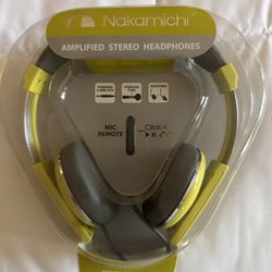Nakamichi Stereo Headphones (Green)