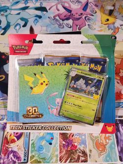 Pokemon 30th Celebration Tech Sticker Collection Alolan Exeggutor