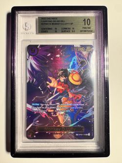One Piece Carrying On His Will Monkey.D.Luffy - OP09-119 bgs 10