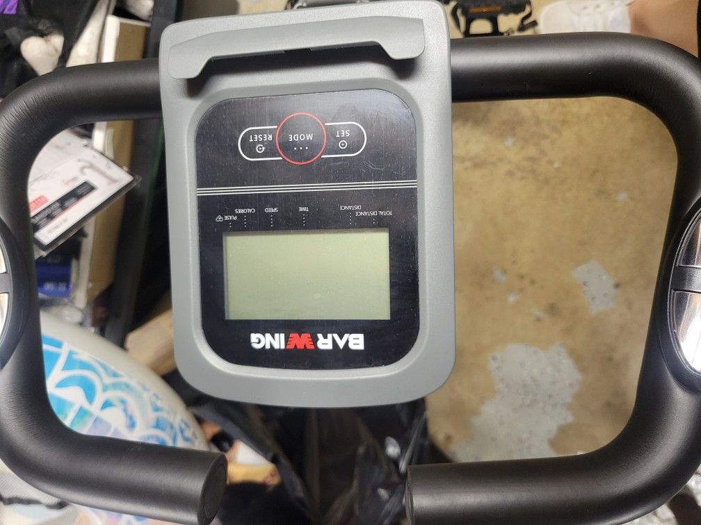 BARWING Stationary Exercise Bike With Resistance Bands