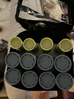 Conair electric hair roller set with carrying case