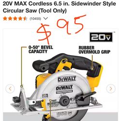 DeWalt Saw 20v