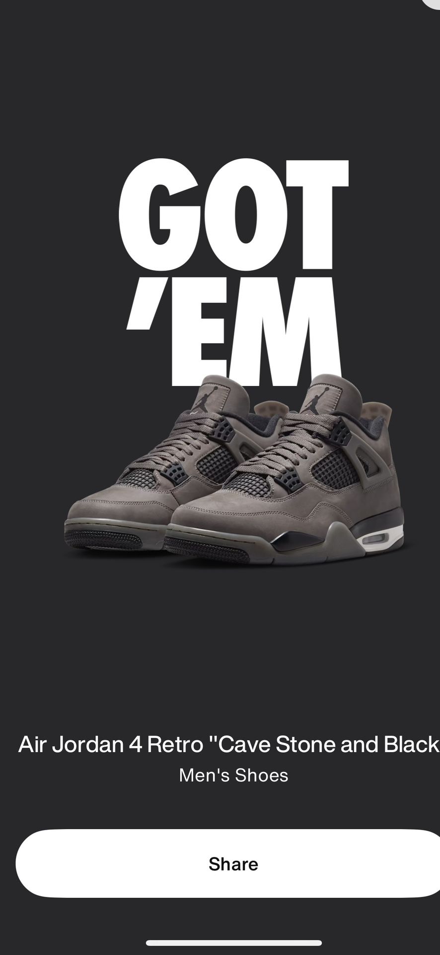 Jordan 4 Cave Stone
