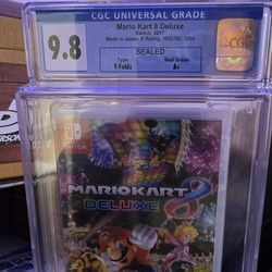 Mario Kart 8 Deluxe Graded 9.8 A++