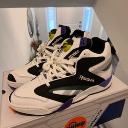 Reebok Shaq Pump Victory White Green Purple