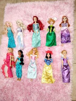 Disney princess dolls $10 takes all not 10 each.
